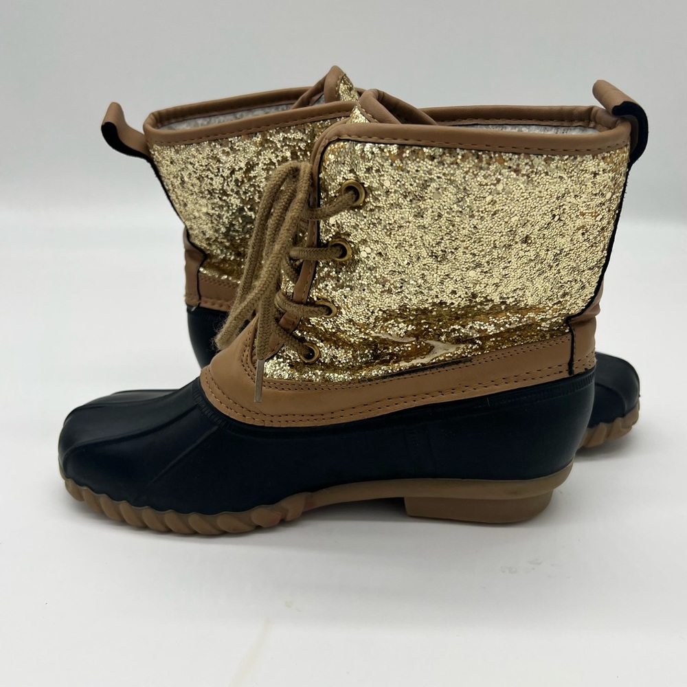 Etc! Gold/Navy Dutch Shoes - Picture 8 of 11
